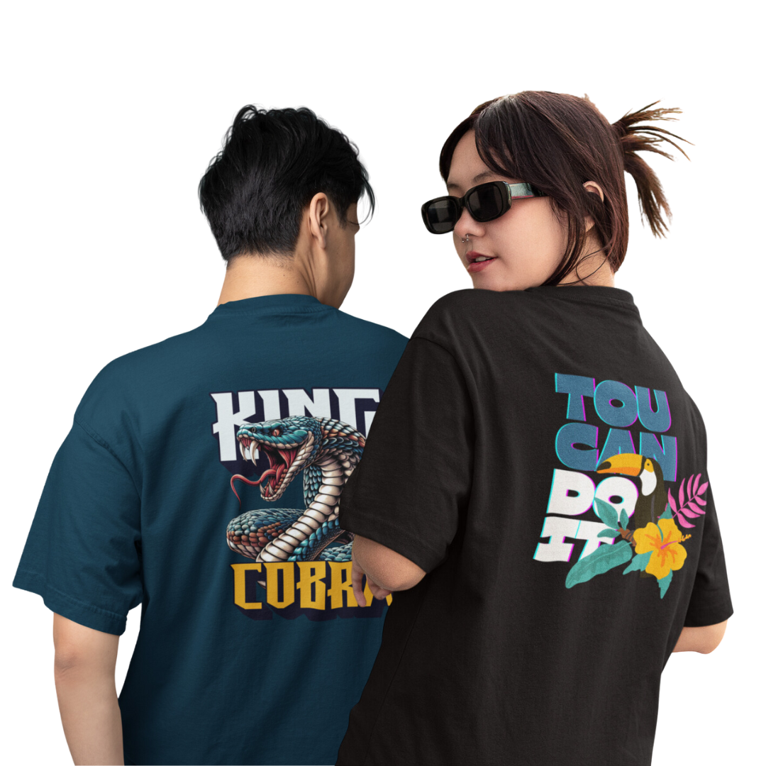 YOUNG & WILD GRAPHIC OVERSIZED TEE main image 0