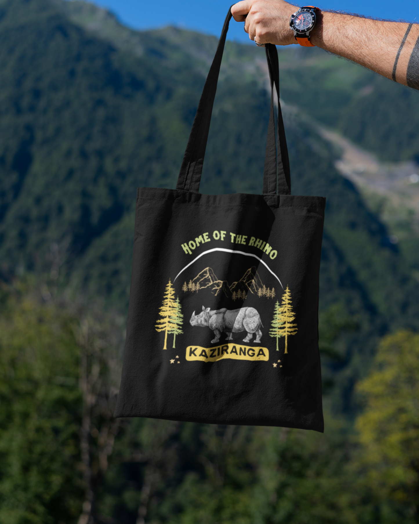 Tote Bag Zipper Rhino Kazi