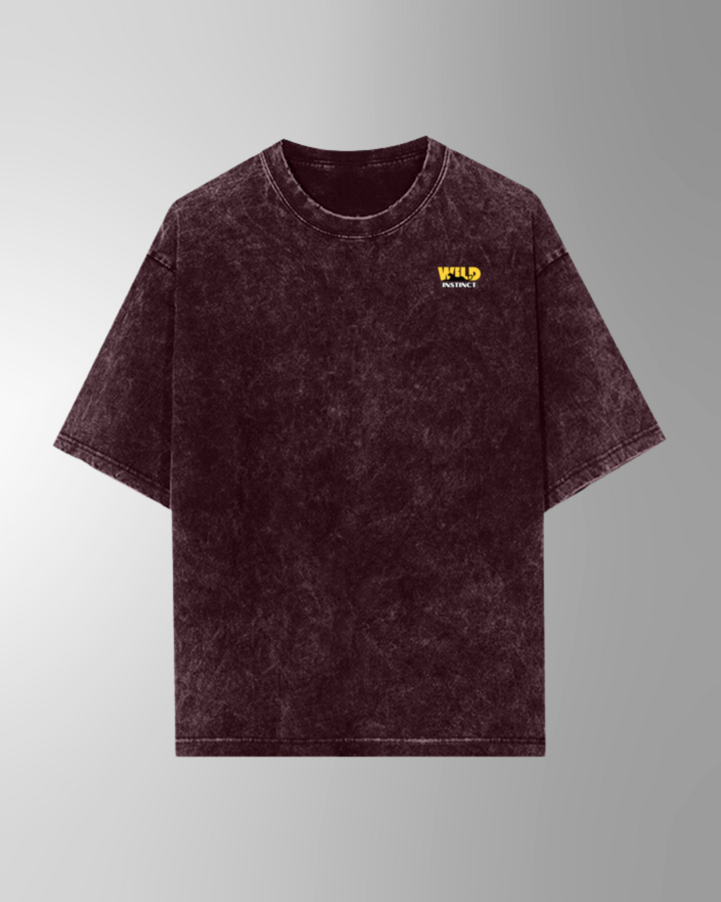 Wild Flame Oversized Acid-Washed T-Shirt