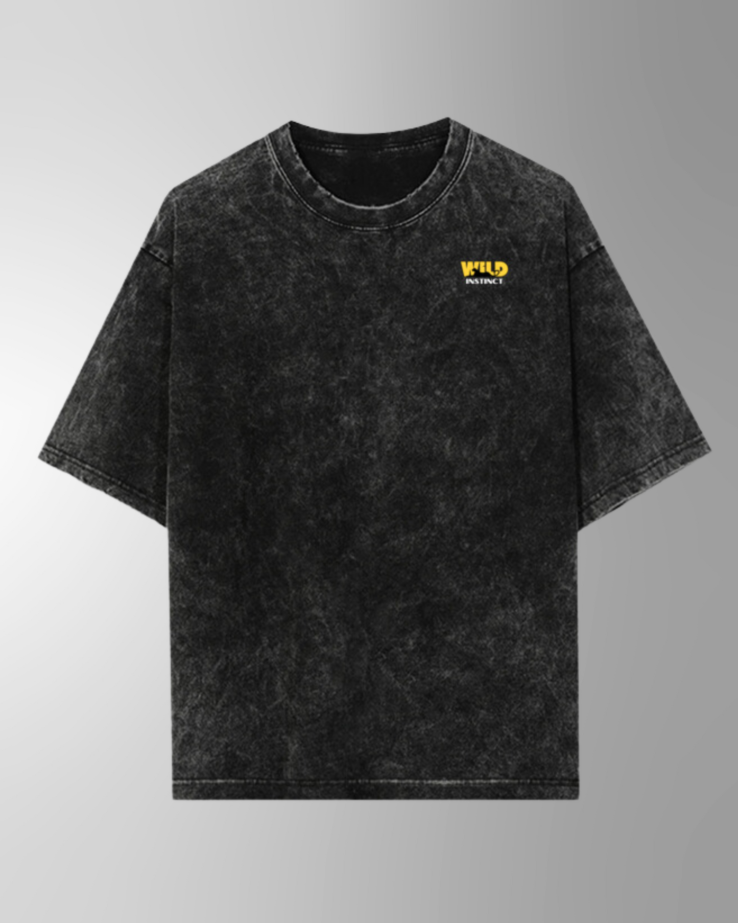 Majestic Tiger Unisex Oversized Acid-Washed T-Shirt