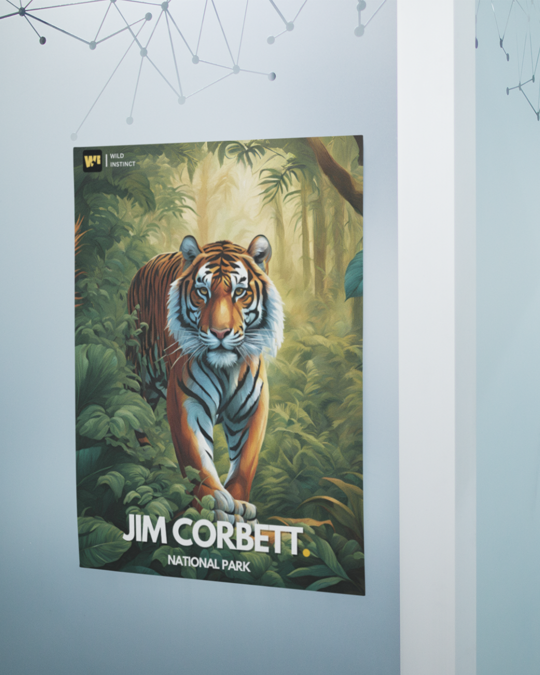 Metal poster Jim Corbette National park