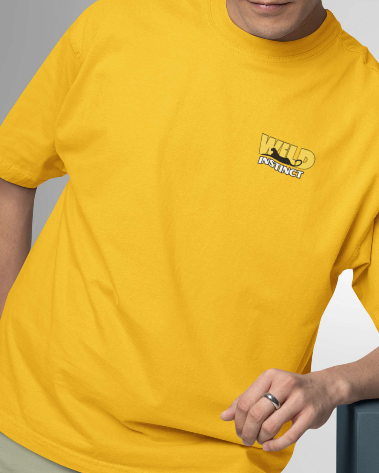 Let it Bee Men Oversized T-Shirt