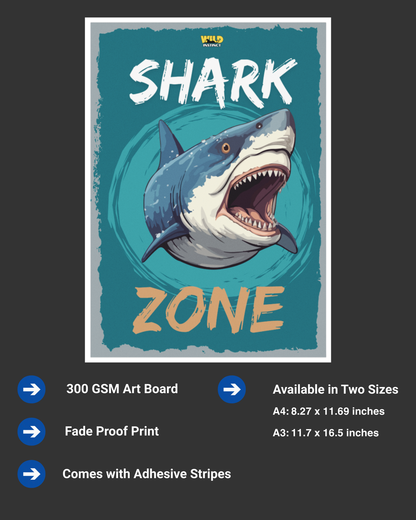 Poster Shark Zone