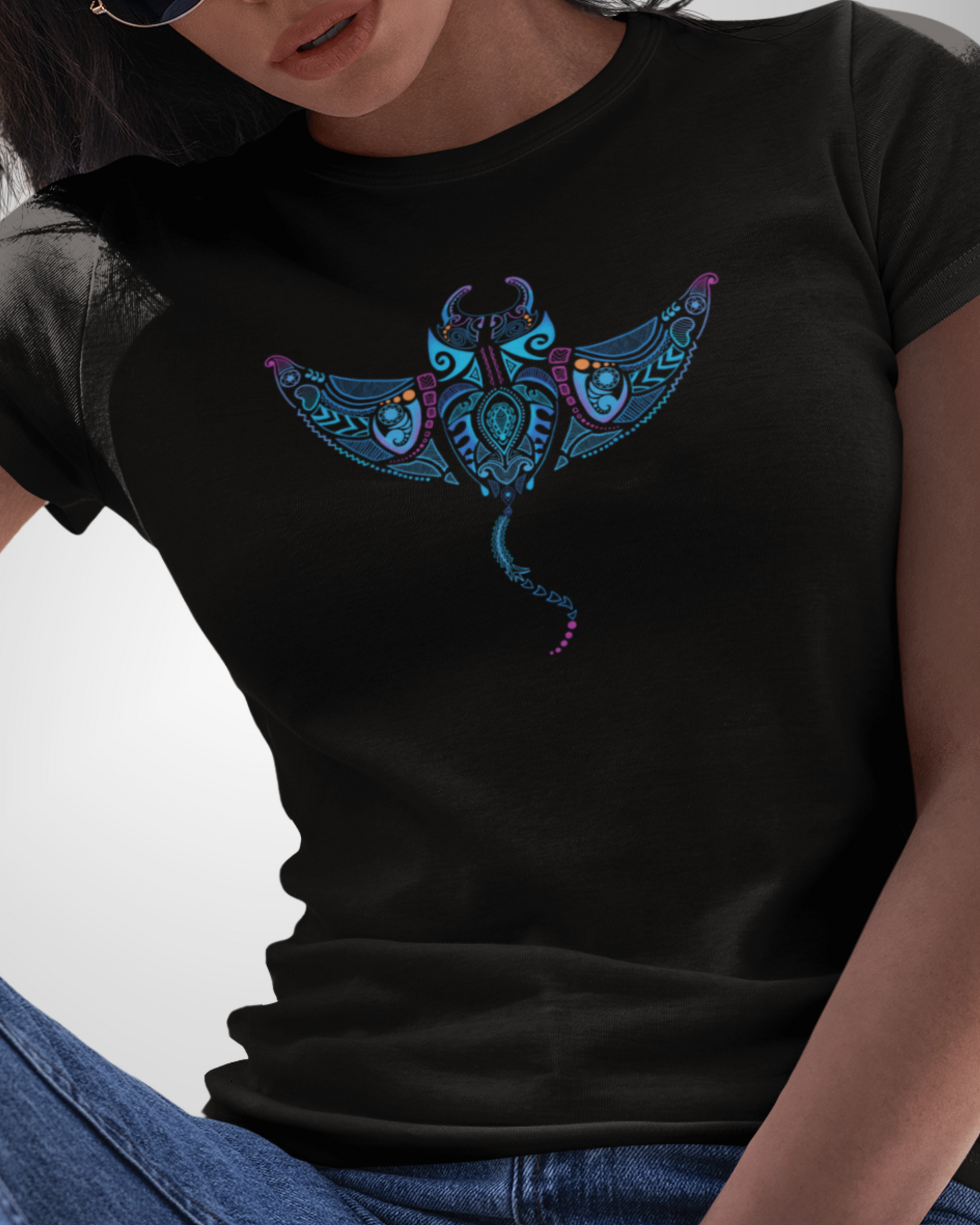 Manta Ray Women Classic T-Shirt