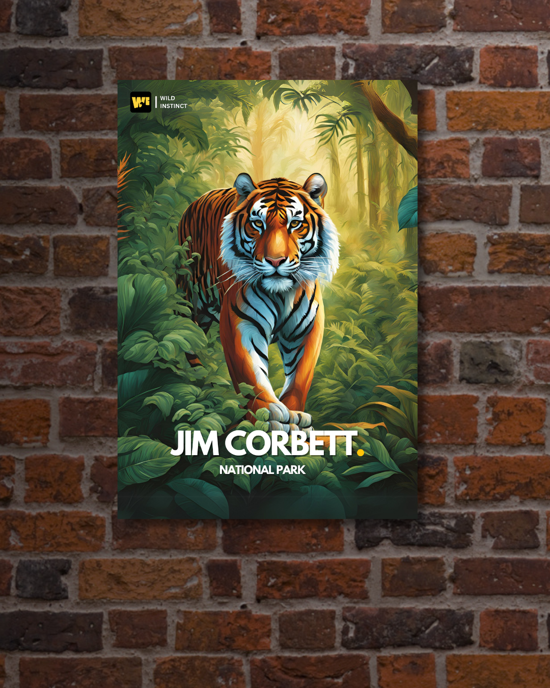 Metal poster Jim Corbette National park