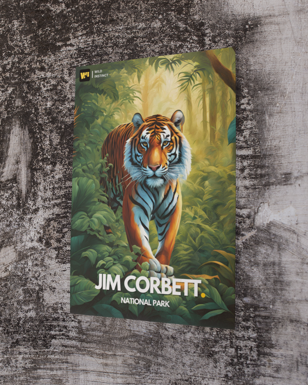 Metal poster Jim Corbette National park
