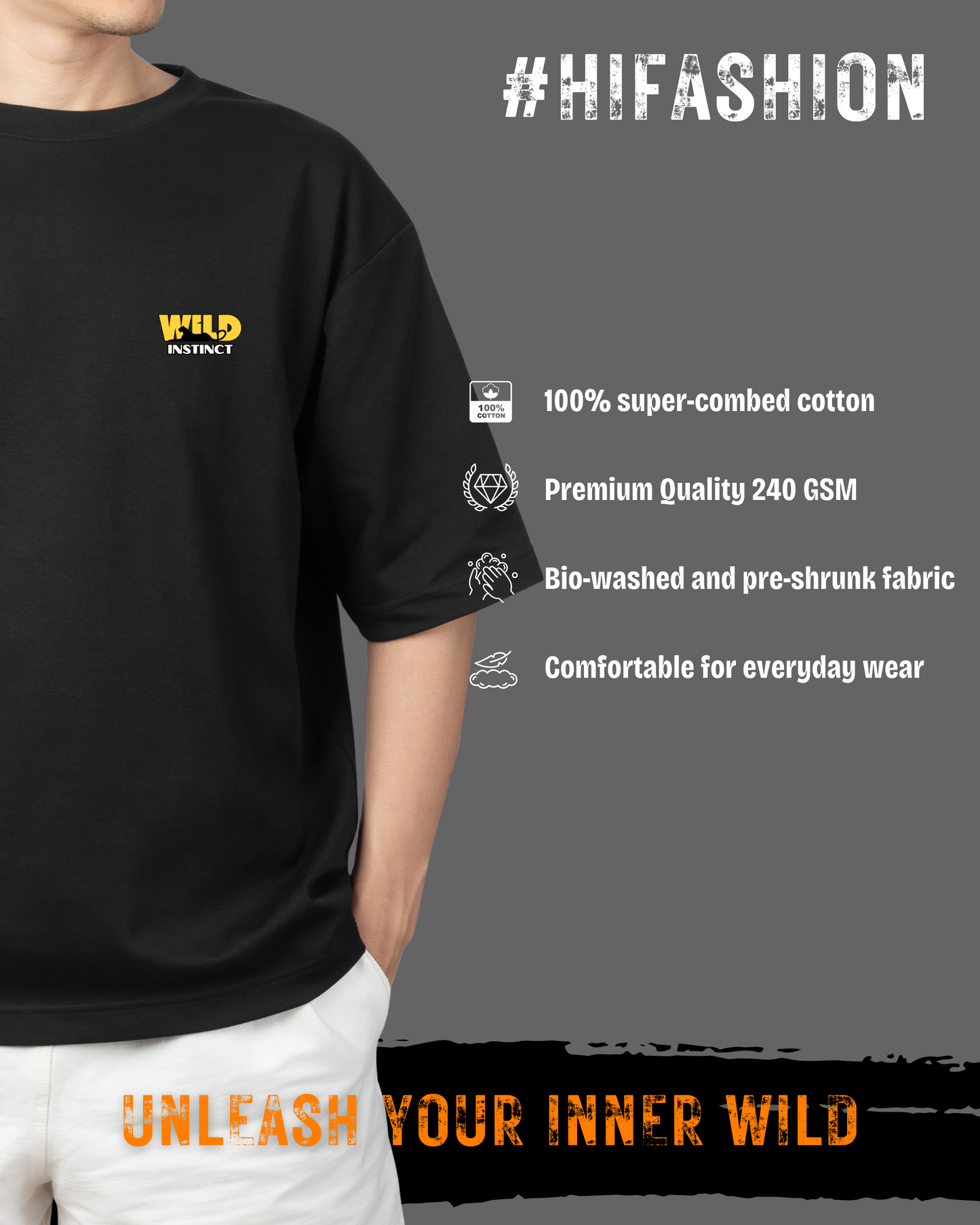 Territorial Rhino Men Oversized T Shirt