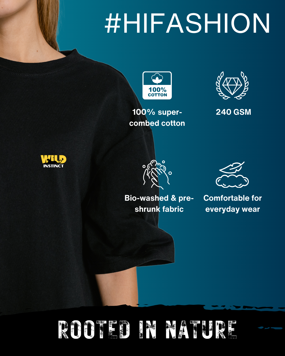 Love Wild Sloth Women Oversized T-Shirt