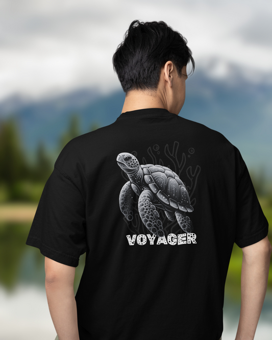 Voyager Turtle Men Oversized T-Shirt