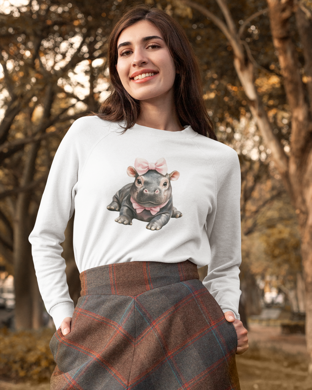 Moo Deng Women Sweatshirt