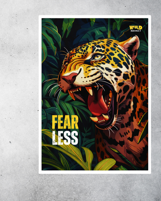 Poster A3 Fearless Jaguar