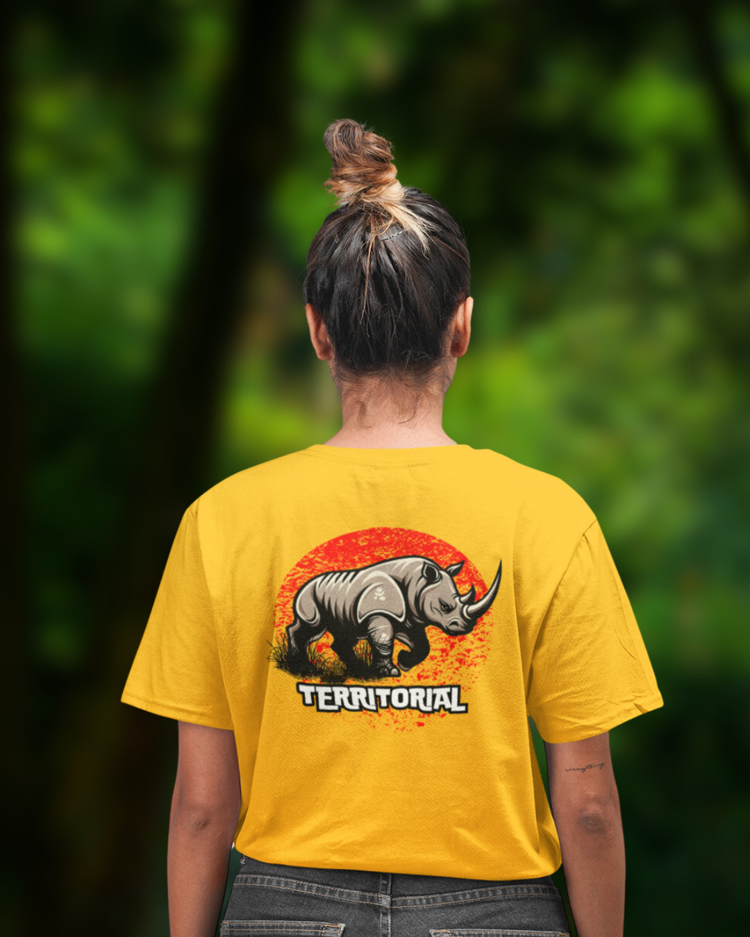 Territorial Rhino Women Oversized T-Shirt