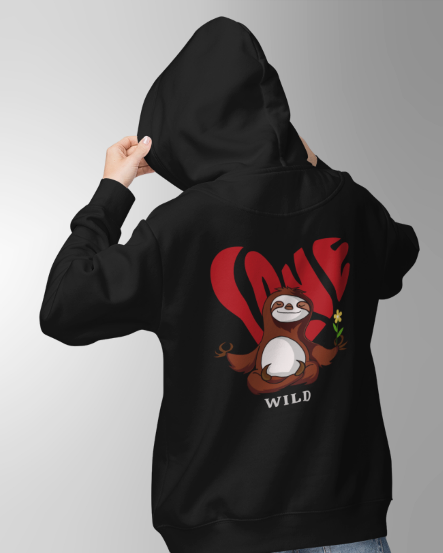 Unisex Hoodie Love Wild