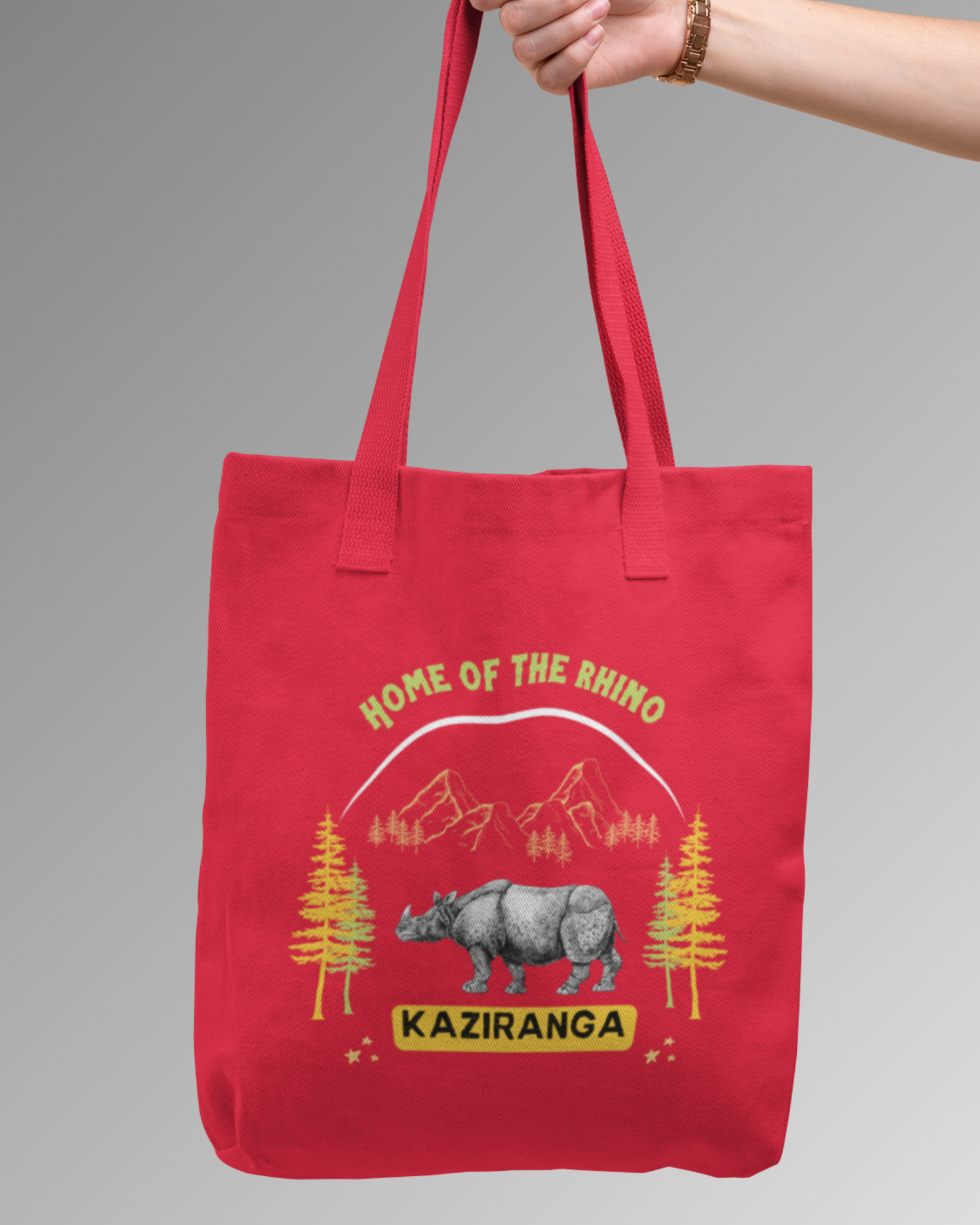 Tote Bag Zipper Rhino Kazi