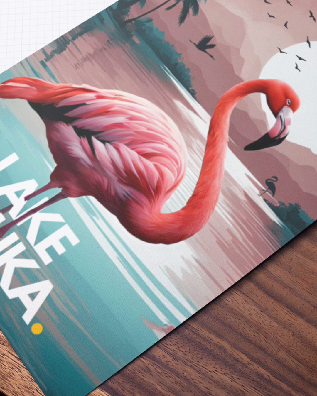 Metal Poster Chilika Lake
