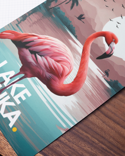 Metal Poster Chilika Lake