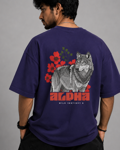 Unisex Oversized Classic T-Shirt Alpha Wolf
