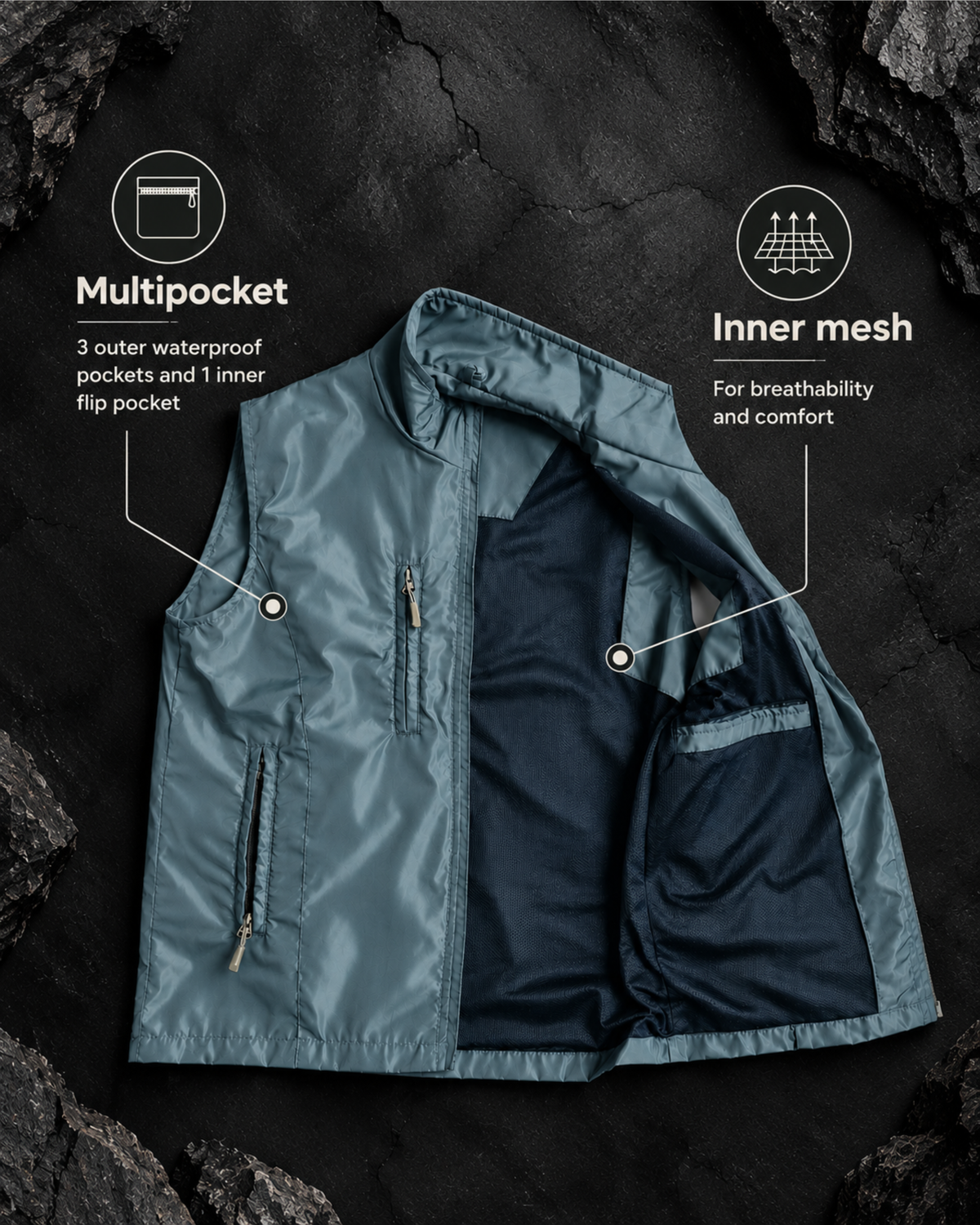 Apex Waterproof Multi-pocket Wilderness Jacket