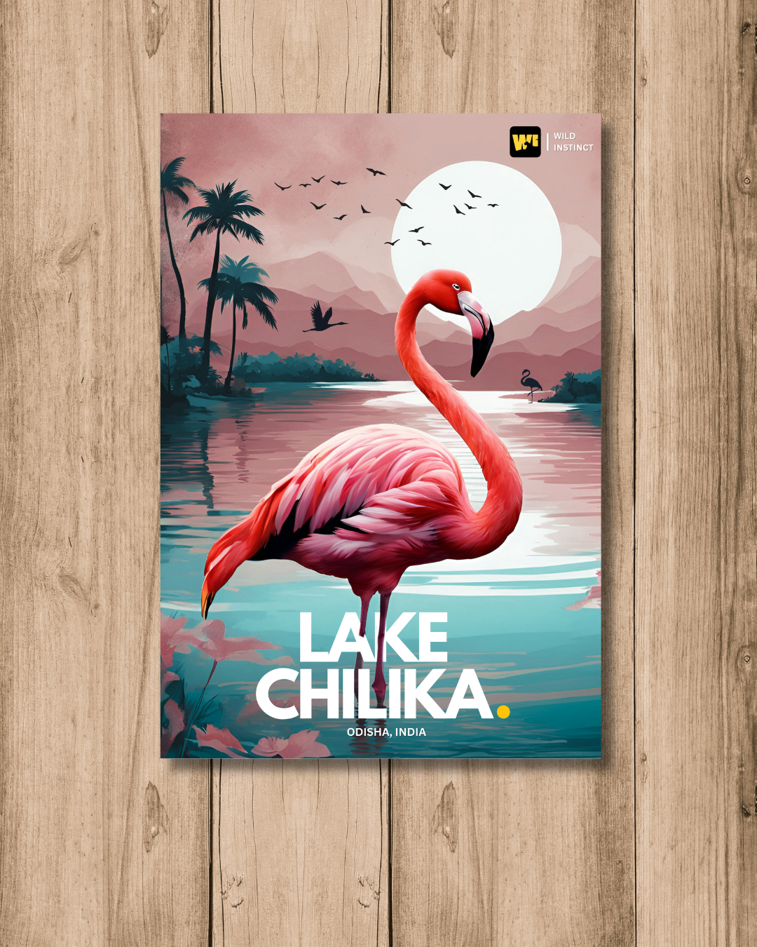 Metal Poster Chilika Lake
