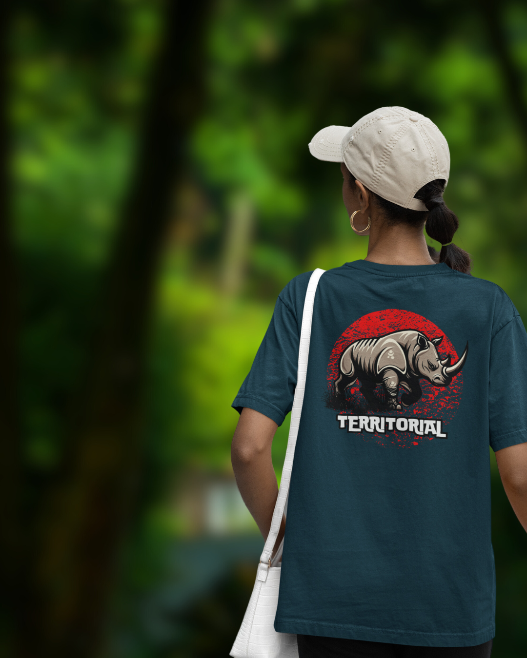 Territorial Rhino Women Oversized T-Shirt