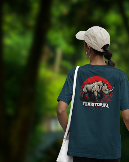 Territorial Rhino Women Oversized T-Shirt