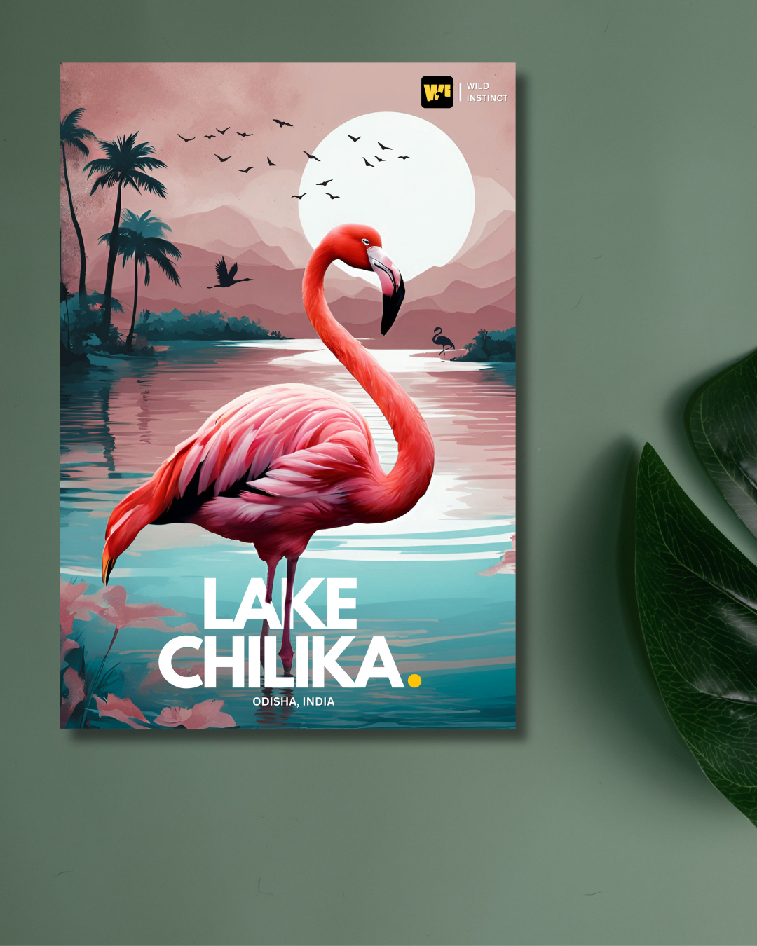 Metal Poster Chilika Lake