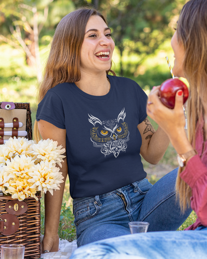 Tribal Owl Women Classic T-Shirt