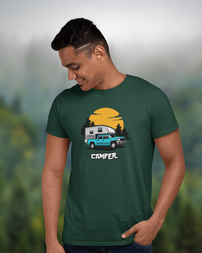 Camper in the Woods Men Classic T-Shirt