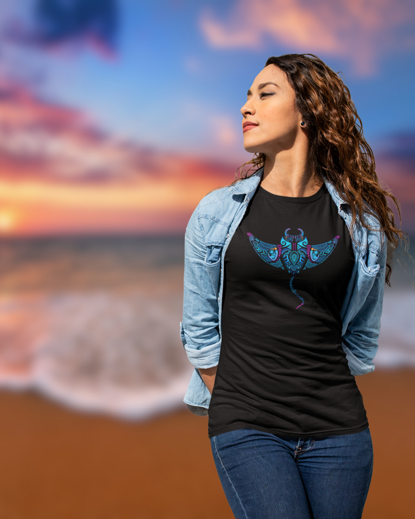 Manta Ray Women Classic T-Shirt