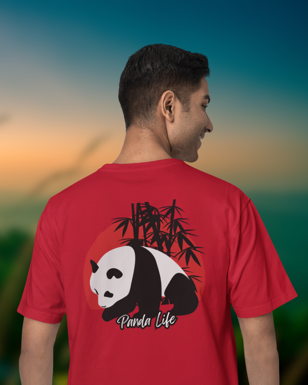 Panda Love Men Oversized T-Shirt