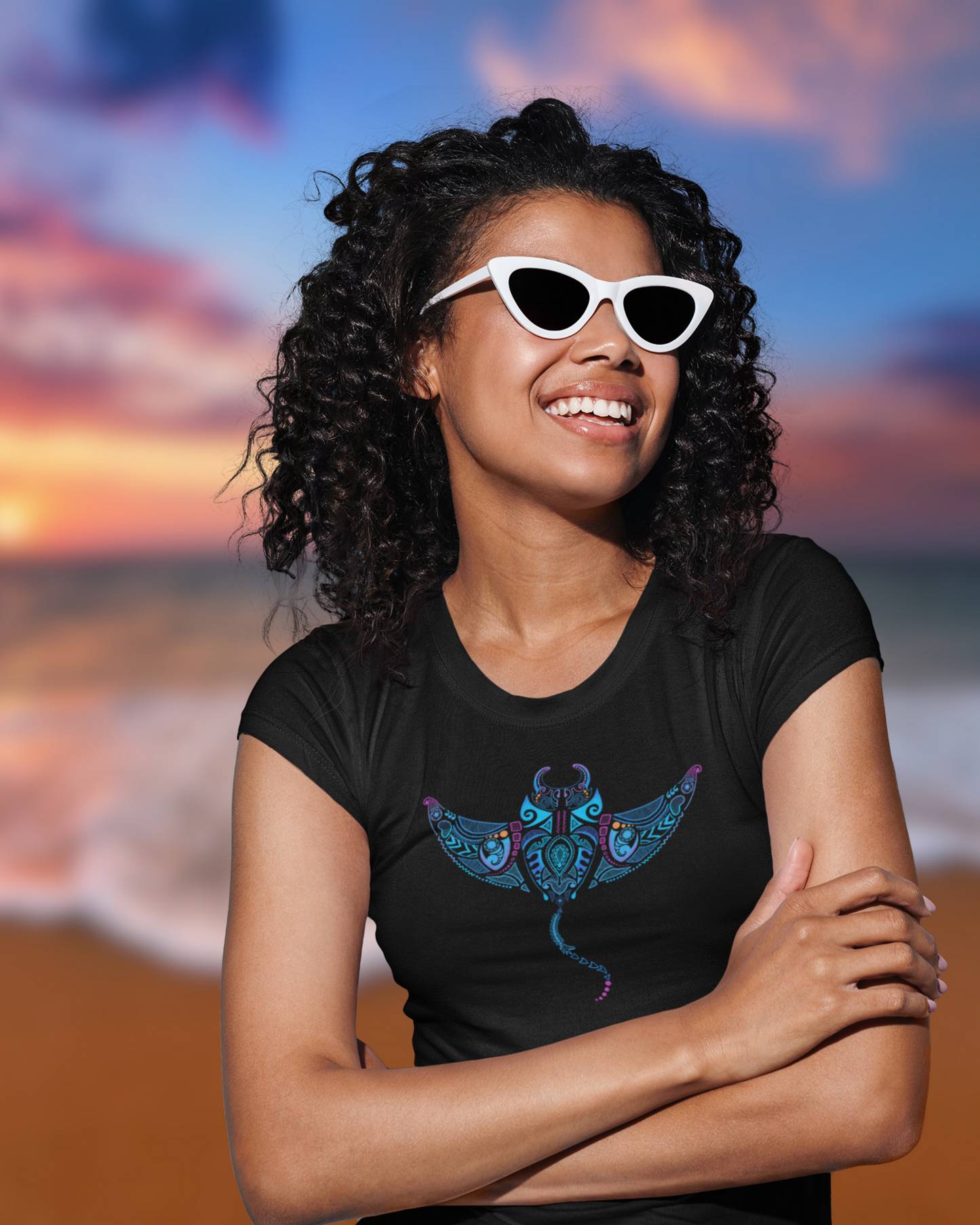 Manta Ray Women Classic T-Shirt