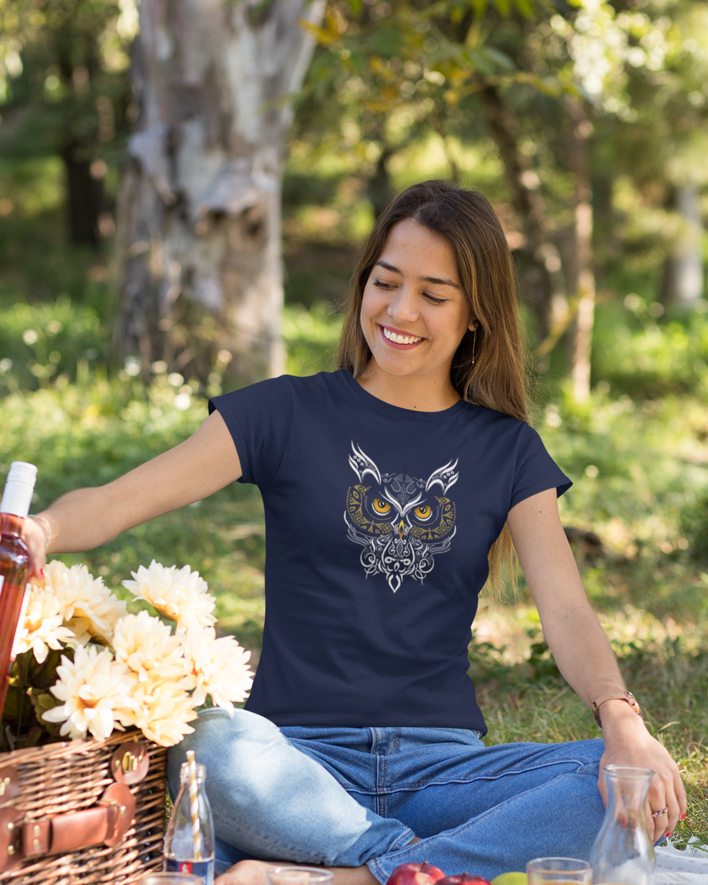 Tribal Owl Women Classic T-Shirt