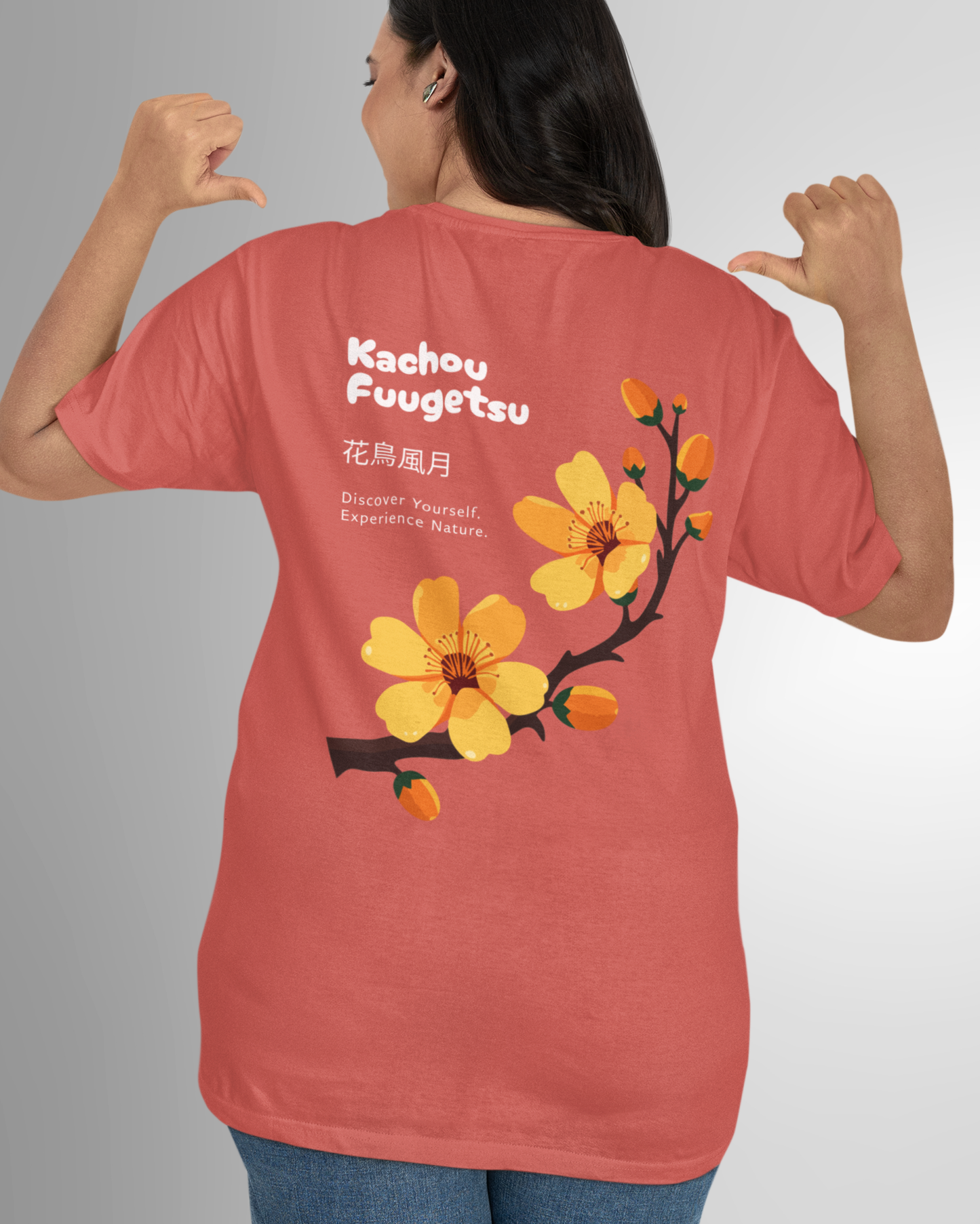 Unisex Oversized Classic T-Shirt Kachou Fugetsu Japan