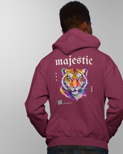 Majestic Tiger Unisex Hooded Sweatshirt