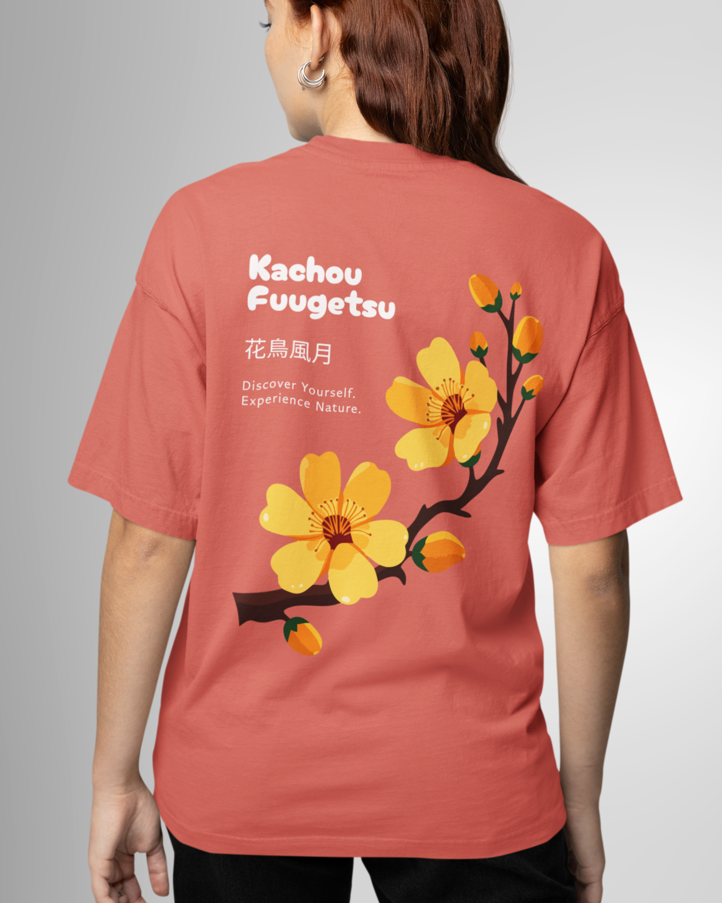 Unisex Oversized Classic T-Shirt Kachou Fugetsu Japan