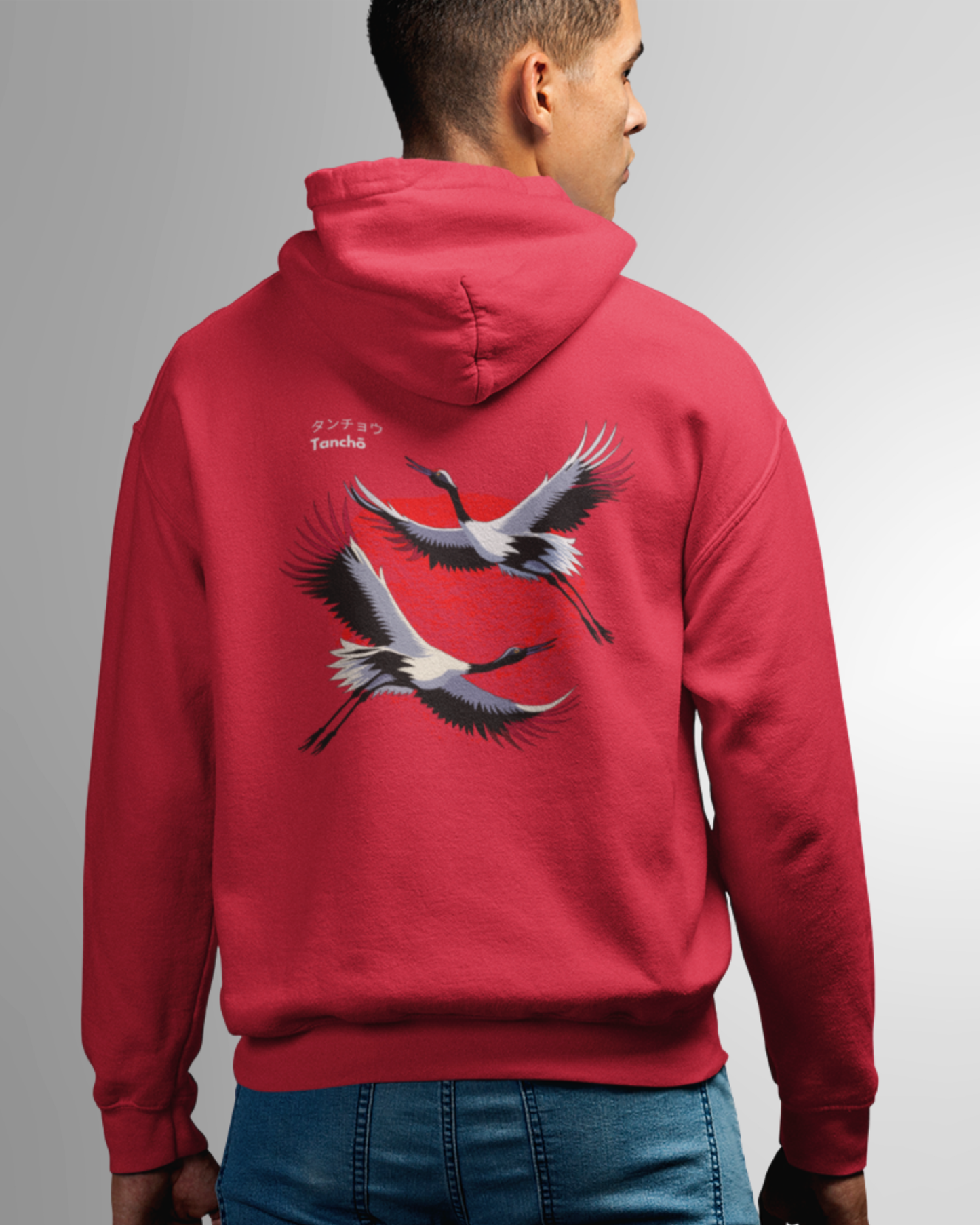 Unisex Hoodie Crane Tancho