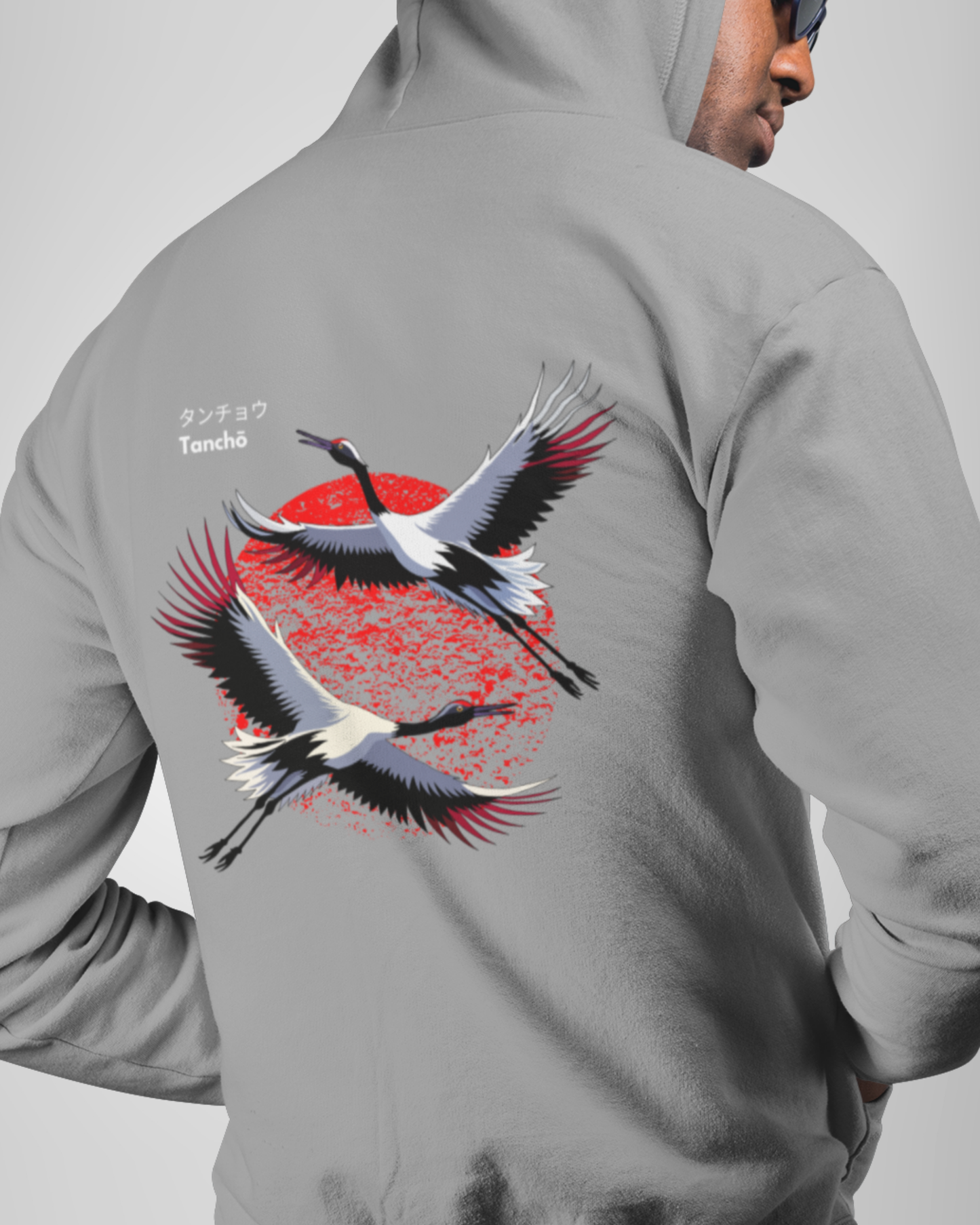 Unisex Hoodie Crane Tancho