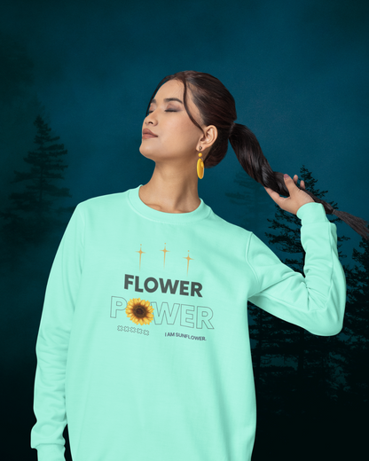 Flower Power Women Sweatshirt