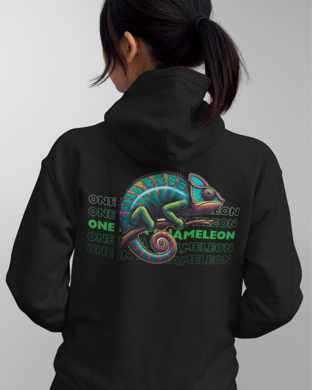 One in a Chamaleon Unisex Hooded Sweatshirt