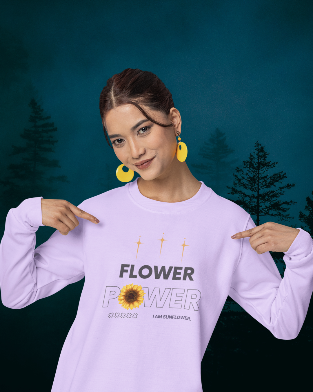 Flower Power Women Sweatshirt