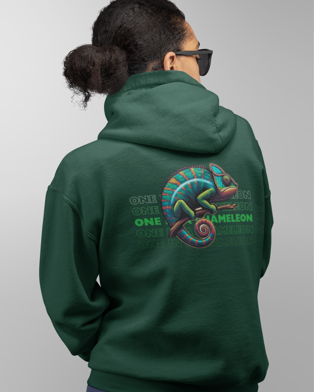 One in a Chamaleon Unisex Hooded Sweatshirt