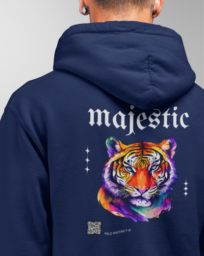 Majestic Tiger Unisex Hooded Sweatshirt