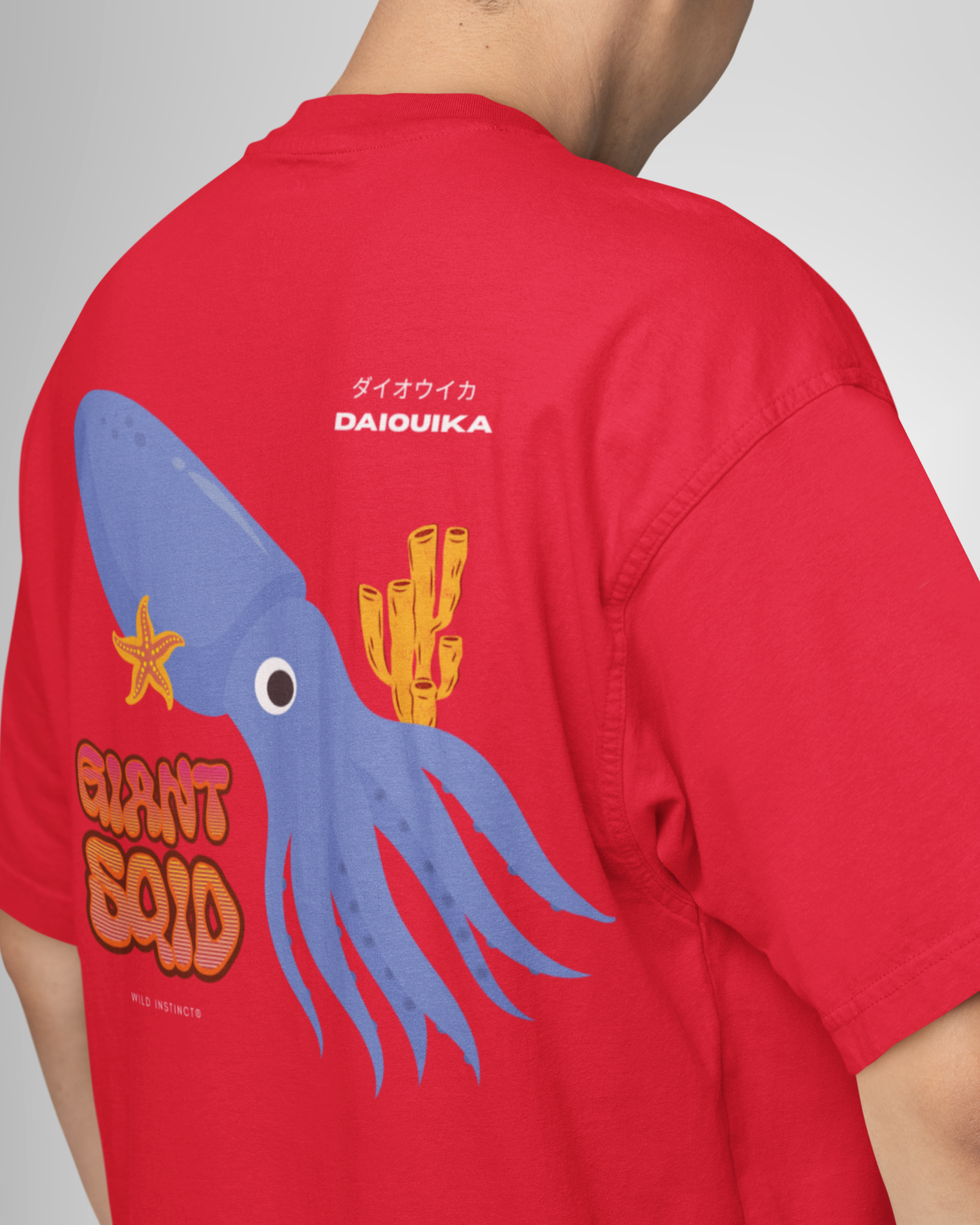 Unisex Oversized Classic T-Shirt Giant Squid