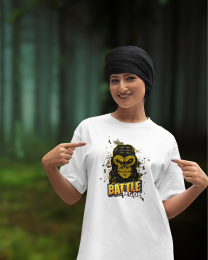 Battle Mode Women Oversized T-Shirt