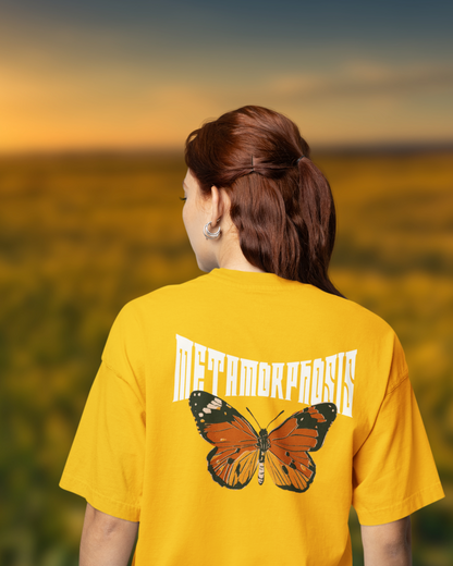 Metamorphosis Butterfly Women Oversized T-Shirt