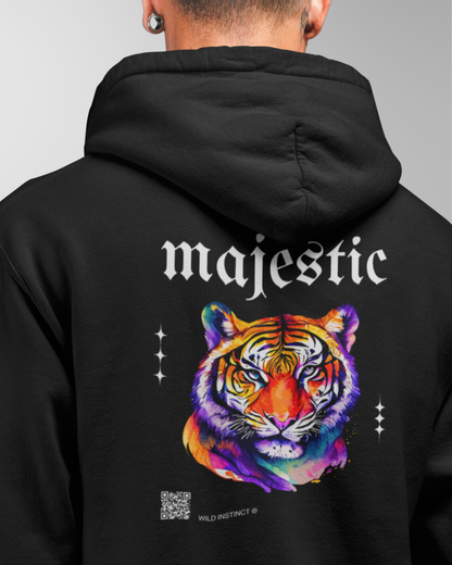 Majestic Tiger Unisex Hooded Sweatshirt