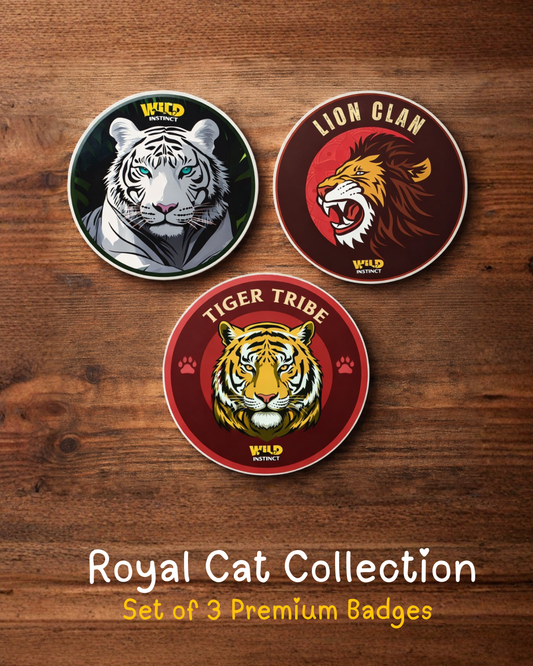 Royal Cat Collection – 3 Badge Set