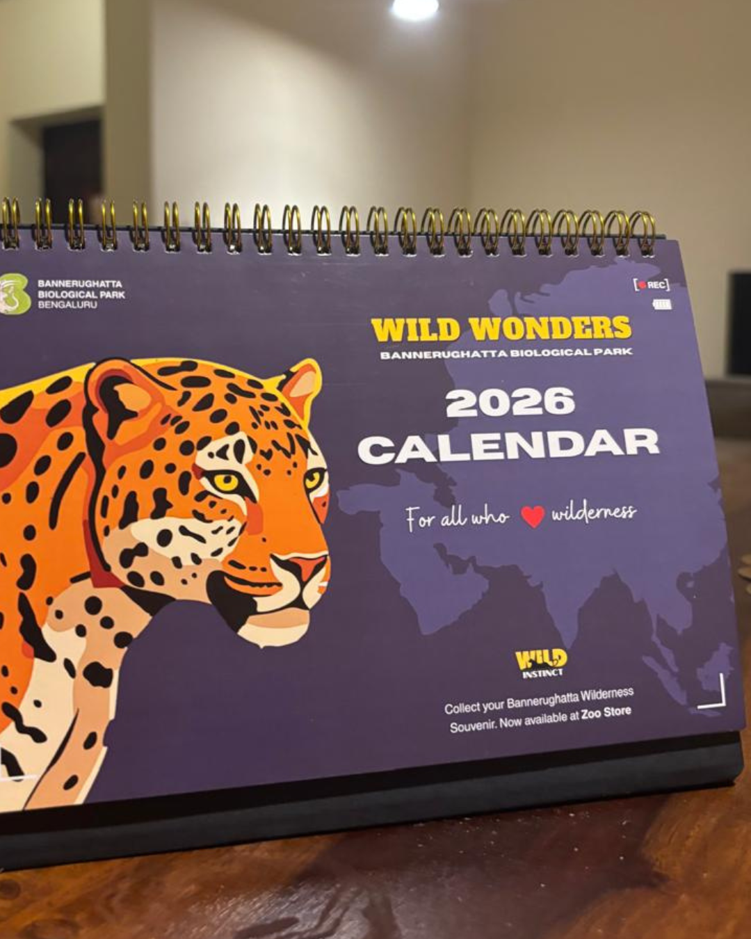 Wildlife Calendar 2026: Wonders of Bannerughatta