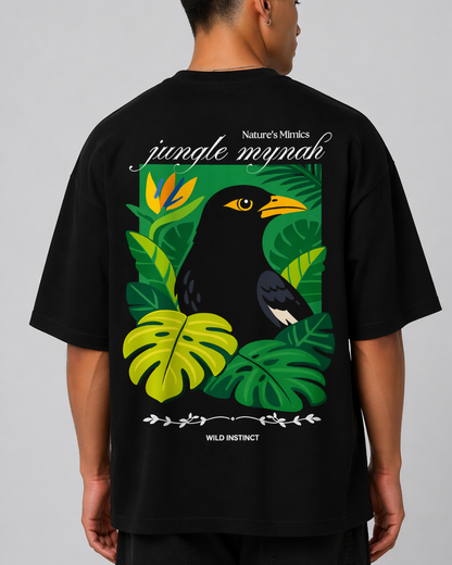 Unisex Oversized Classic T-Shirt Jungle Myna