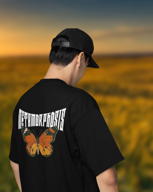 Metamorphosis Butterfly Men Oversized T-Shirt